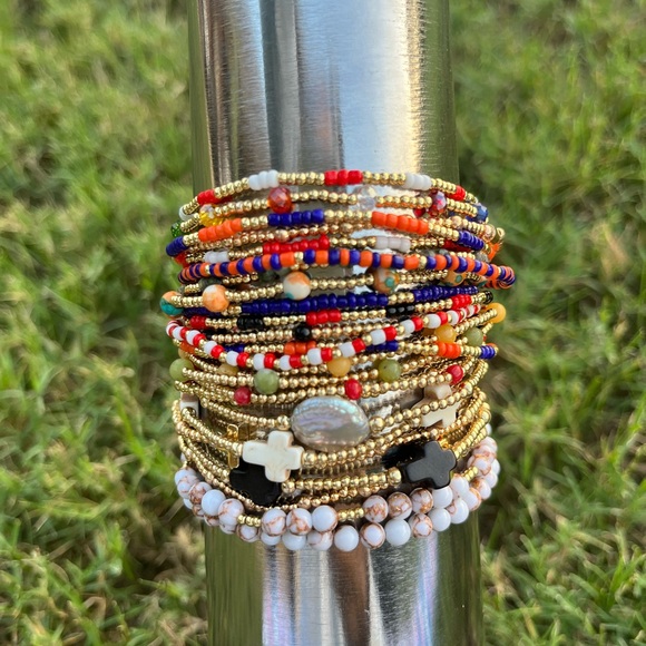 14k gold filled beaded bracelets - Picture 9 of 14